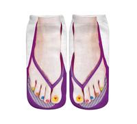 pay in 5 monthly payments items the deal Warm Socks Women 32D Pattern Manicure Print Socks Funny Hidden Running Socks Thermal Short Socks Stitch Socks Ladies Thick Socks fluffy socks womens christmas