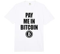 Pay Me in Bitcoin - Crypto Currency Blockchain Coin Present Comfort Colors Adult Heavyweight T-Shirt