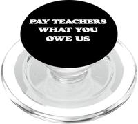 Pay Teachers What We Are Owed PopSockets PopGrip for MagSafe