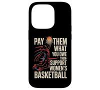 Pay Them What You Owe Them Support Basketball Case for iPhone 14 Pro