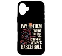 Pay Them What You Owe Them Support Basketball Case for iPhone 16 Plus