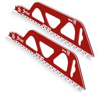PAYA Tungsten Carbide Reciprocating Saw Blades for Brick, 305mm, 2TPI, 2pc | Demolition blades with extra-large teeth for masonry, concrete, hollow bricks, aerated concrete. Not for stone & wood, PY1501