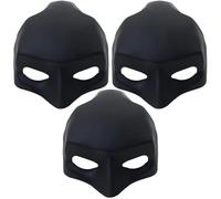 payanwin Bat Wing Cat Mask - 3 Pack Superhero Costume Hat for Cats | Soft Adjustable Pet Cosplay for Halloween & Christmas | Cute Photo Prop Accessory (Batman Inspired Design)