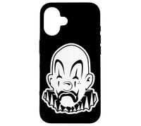 Payaso Chicano Clown Blackwork Minimal Case for iPhone 16