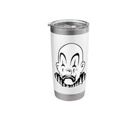 Payaso Chicano Clown Blackwork Minimal Stainless Steel Insulated Tumbler