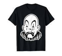 Payaso Chicano Clown Blackwork Minimal Value Graphic T-Shirt, Men, Black, S