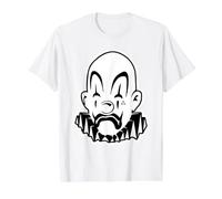 Payaso Chicano Clown Blackwork Minimal Value Graphic T-Shirt, Men, White, S