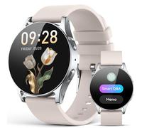 paybay Smart Watch for Women Men, 41mm AMOLED Activity Fitness Tracker for Android iPhone with Always On Display, 150+ Sports, Calorie & Step Counter, Sleep Monitor, Answer/Make Calls (Starlight)