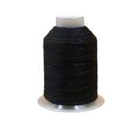Paybous 0.8mm Twisted Silk Cord Polyester String 3-Ply Twine Thread Braided Trim for Pendants Jewelry Friendship Bracelets Necklaces Craft Making 270 Yards（Black）