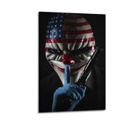 Payday 2 Video Game Poster1 Poster Decorative Painting Canvas Wall Posters And Art Picture Print Modern Family Bedroom Decor Posters 16x24inch(40x60cm)