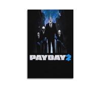 Payday 2 Video Game Poster2 Poster Decorative Painting Canvas Wall Posters And Art Picture Print Modern Family Bedroom Decor Posters 16x24inch(40x60cm)