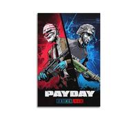 Payday 2 Video Game Poster5 Poster Decorative Painting Canvas Wall Posters And Art Picture Print Modern Family Bedroom Decor Posters 24x36inch(60x90cm)