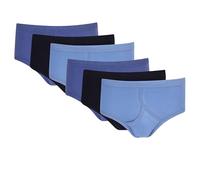 Payden Men’s Cotton Y-Front Briefs - Soft, Breathable & Sweat-Absorbent Underwear with Stretch Fit and Durable Elastic Waistband (UK, Alpha, M, Regular, Regular, Assorted (Pack of 6))