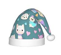 PAYDYLONA LuxuryCute little fox Printed Children's Christmas Hats â€“ Perfect New Year's Holiday Home Decor & Party Supplies