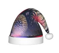 PAYDYLONA LuxurySplendid fireworks Printed Children's Christmas Hats â€“ Perfect New Year's Holiday Home Decor & Party Supplies