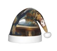 PAYDYLONA LuxuryStatue of God Printed Children's Christmas Hats â€“ Perfect New Year's Holiday Home Decor & Party Supplies