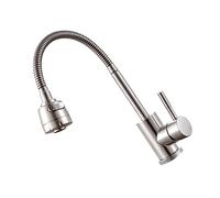 Paye de Douche Dispensateur de Robinet à 360 degrés Dispensateur de Cuisine Chaude Froide robinets à Tube à Tube Pour l'évier de Cuisine Tige en Acier en Acier Inoxydable en Acier Inoxydable