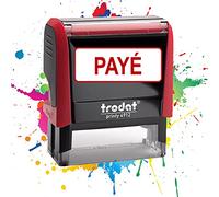 PAYE | TRODAT Commercial Formula | Professional Ink Pad with Pre-written Text 19 Formulas Available
