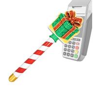 Payment Wand - Christmas Santa Angel Contactless Checkout Prop | Lightweight ABS Construction, Festive Character Styling, Playful Shopping Accessory, Suitable Holiday Markets, Stores, Partie