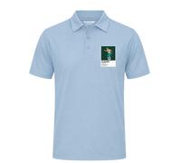 Payne Stewart Miami Dolphins Golf Icon Frame Men's Polo Shirt - Light Blue / M