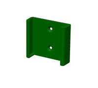 PayPal Card Reader Wall Mount, 3D Printed Holder (Green)