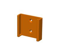 PayPal Card Reader Wall Mount, 3D Printed Holder (Orange)