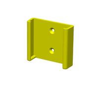 PayPal Card Reader Wall Mount, 3D Printed Holder (Yellow)