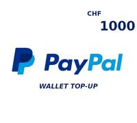 PayPal Wallet CHF 1000 Top Up