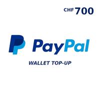 PayPal Wallet CHF 700 Top Up
