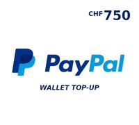 PayPal Wallet CHF 750 Top Up