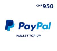 PayPal Wallet CHF 950 Top Up