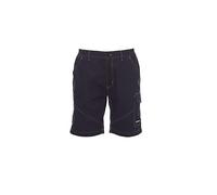 PAYPER Caracas Men's Bermuda Shorts, 100% Cotton, Zip Closure, Back Metro Pocket, Reflex Bands, Navy Blue