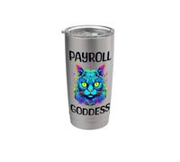 Payroll Goddess Human Resources Finance Funny Timesheet Stainless Steel Insulated Tumbler