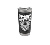 Payroll Specialist Finance Best Bearded Payroll Officer Stainless Steel Insulated Tumbler