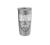 Payroll Specialist Finance Best Bearded Payroll Officer Stainless Steel Insulated Tumbler