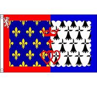 Pays de la Loire Flag - 5 x 3 FT - 100% Polyester With Eyelets Banner - FlagSuperstore