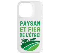Paysan et Fier de l’Être Fierté Agricole pour Homme Case for iPhone 14 Pro