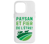 Paysan et Fier de l’Être Fierté Agricole pour Homme Case for iPhone 14 Pro Max