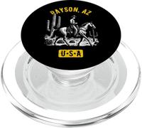 Payson AZ USA Cowboy Horse Distressed Style Design PopSockets PopGrip for MagSafe