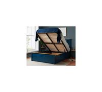 Payton Double Ottoman-Navy Blue