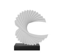 Paytonture Wave Sculpture, Resin Home Decor Art, Modern Funky Wave Sea Ornament, Abstract Statues, White