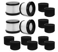 PAYUDAL 4 Packs DCV501HB DCV5011H Filter Fit For DEWALT 20V Vacuum Cordless Handheld Vacuum, Compatible With Part DCV5011H Replacement Filter. 10 Packs Foam Filters. Washable And Reusable.