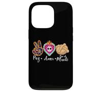 Paz, Amor Y Pan Dulce Dia de Los Muertos Sugar Skull Case for iPhone 13 Pro