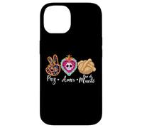 Paz, Amor Y Pan Dulce Dia de Los Muertos Sugar Skull Case for iPhone 14
