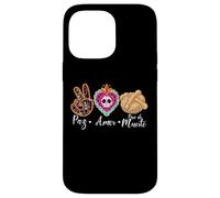 Paz, Amor Y Pan Dulce Dia de Los Muertos Sugar Skull Case for iPhone 14 Pro Max