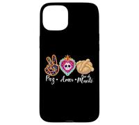 Paz, Amor Y Pan Dulce Dia de Los Muertos Sugar Skull Case for iPhone 15 Plus