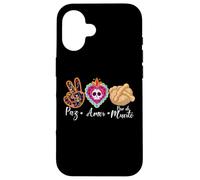 Paz, Amor Y Pan Dulce Dia de Los Muertos Sugar Skull Case for iPhone 16