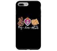 Paz, Amor Y Pan Dulce Dia de Los Muertos Sugar Skull Case for iPhone 7 Plus/8 Plus
