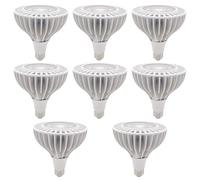 PAZWAHF 8 PCS PAR38 Flood Light LED Bulbs COB 40 Watt Ultra Bright 4000 Lumens Full Spectrum CRI 90+ 85V-265V AC Universal Voltage, Medium Base, Non-Dimmable