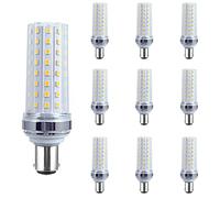 PAZWAHF B15 Base AC85-265V LED Corn Light Bulbs 16W 20W LED Light Bulbs, Not Dimmable,1000-2000 LM,Warm White 3000K Daylight White 6000K 10 Pack Standard Replacement